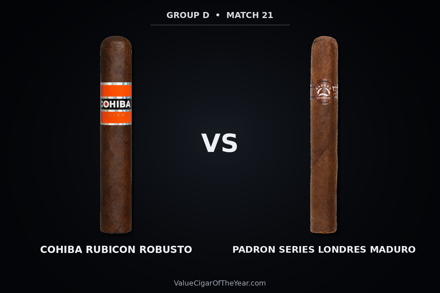 Match M21 recap — Cohiba Rubicon vs. Padrón Londres Maduro: Progression Wins M21