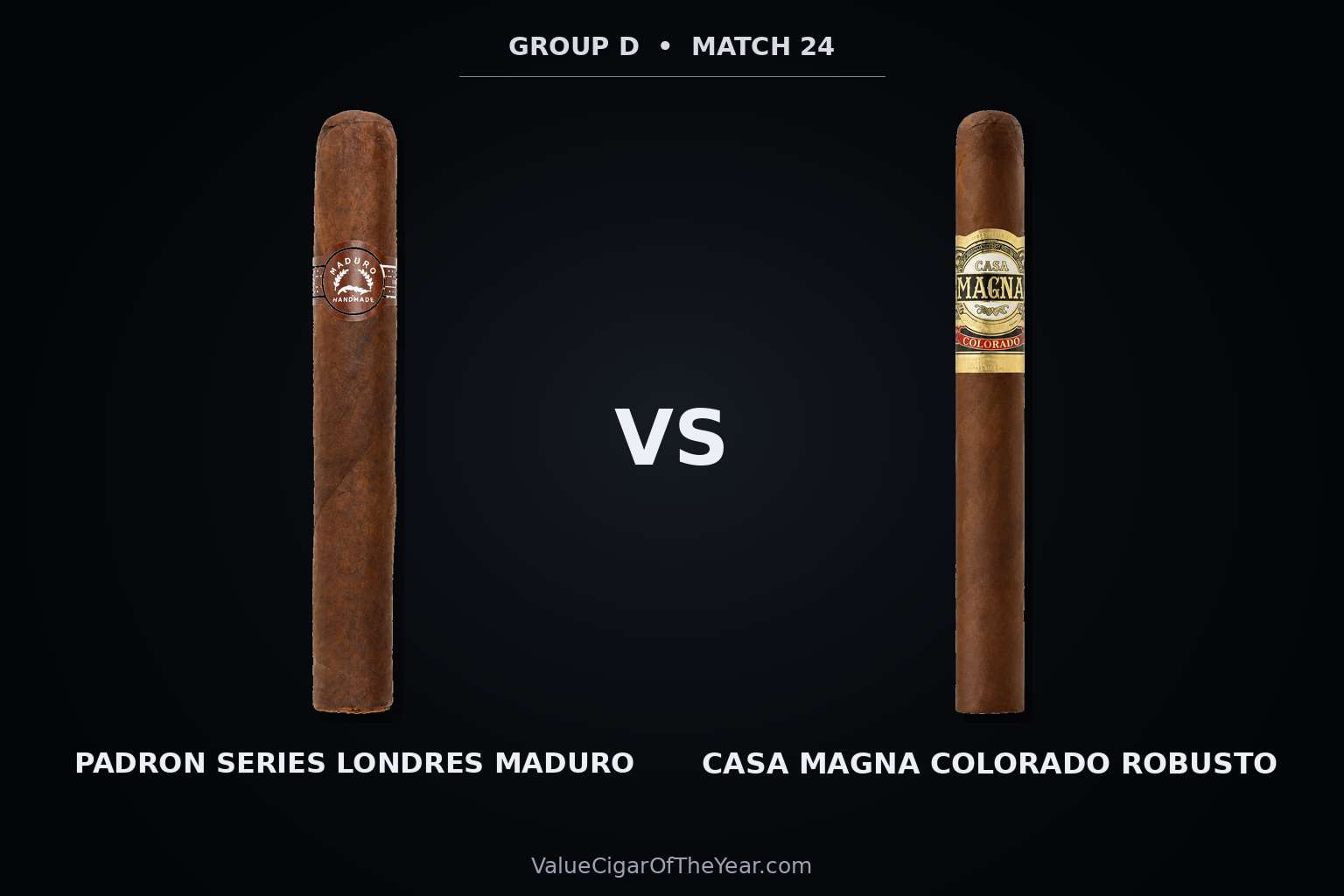 Match M24 recap — Padrón Londres Maduro vs. Casa Magna Pikito: Third Place in M24