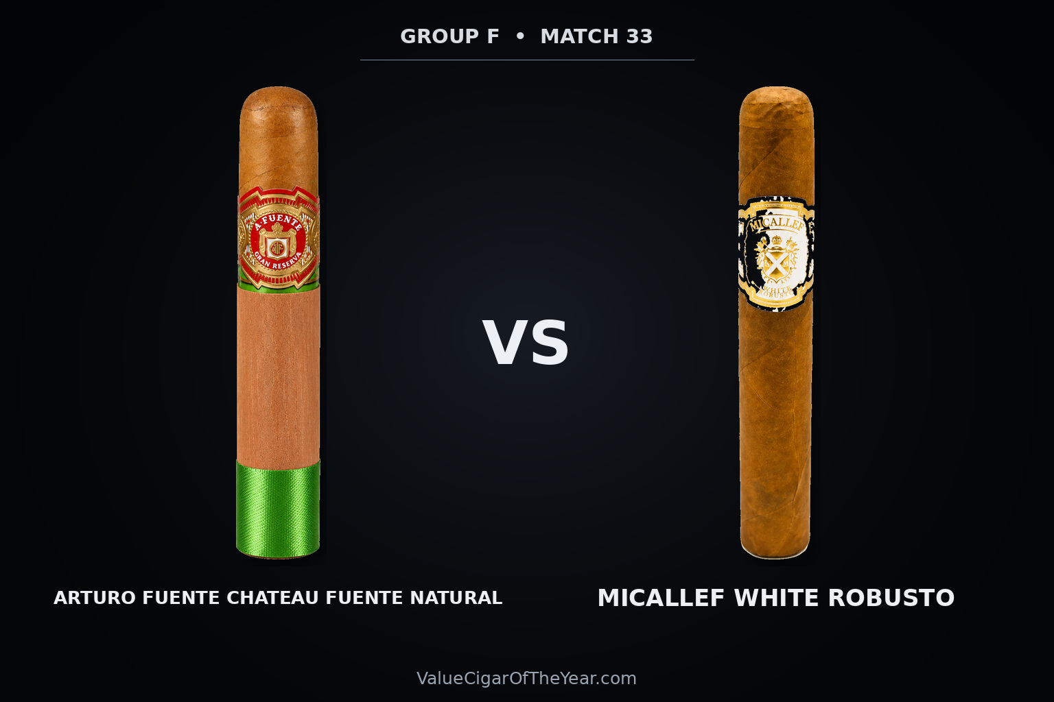 Match M33 recap — Chateau Fuente vs. Micallef White: Dominican Polish Extends the Lead