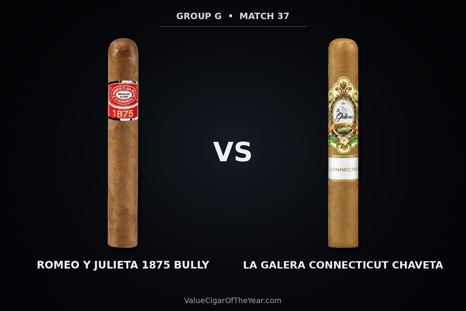 Match M37 recap — Romeo y Julieta 1875 vs. La Galera Connecticut: Classic Balance Opens Group G