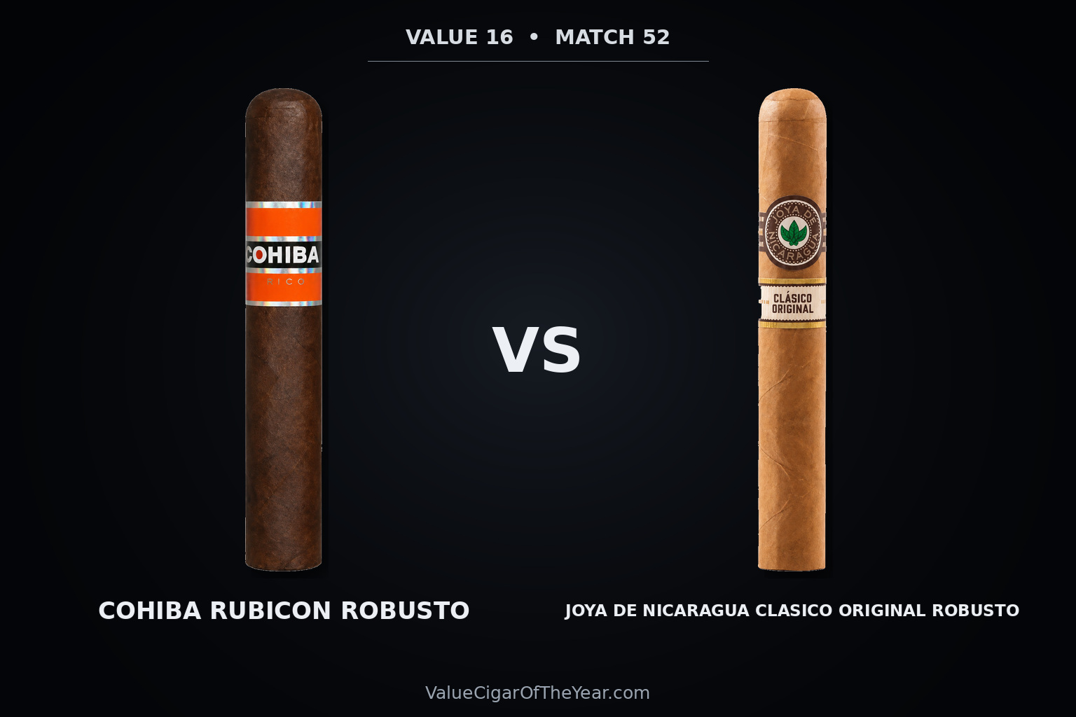 Match M52 recap — Cohiba Rubicon vs. Joya Clasico: Complete Performance Advances the Favorite