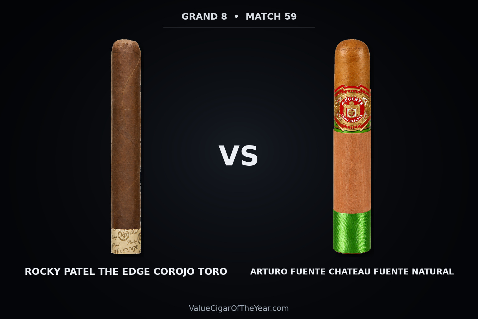 Match M59 recap — Rocky Patel Edge vs. Chateau Fuente: Precision Wins